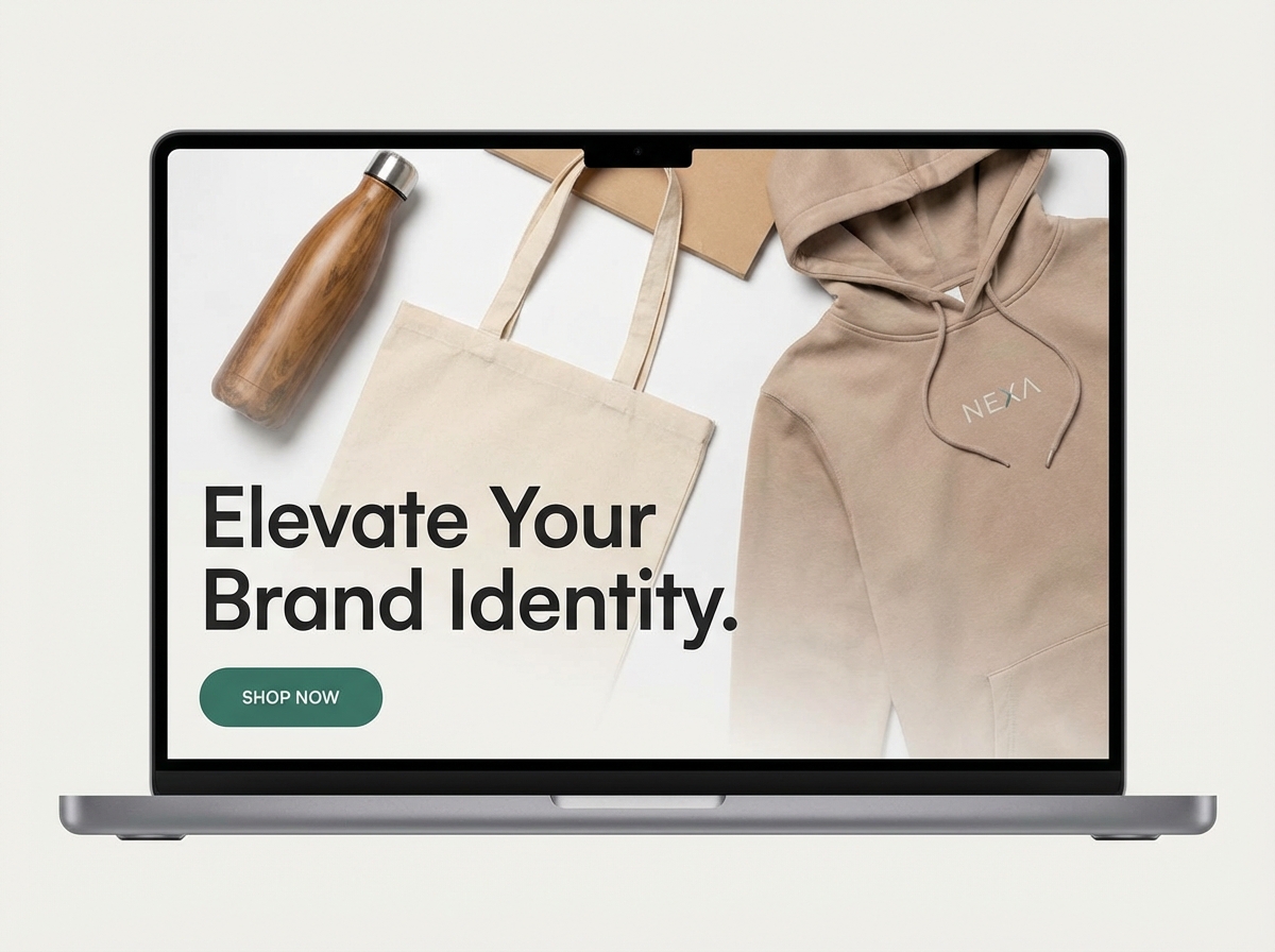 Create Your Stunning Branded Merchandise Website website preview