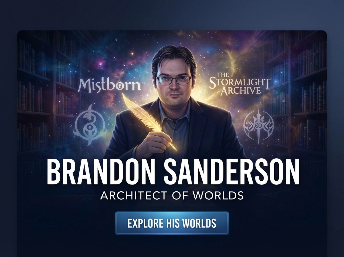 Build Your Brandon Sanderson-Style Author Website website preview