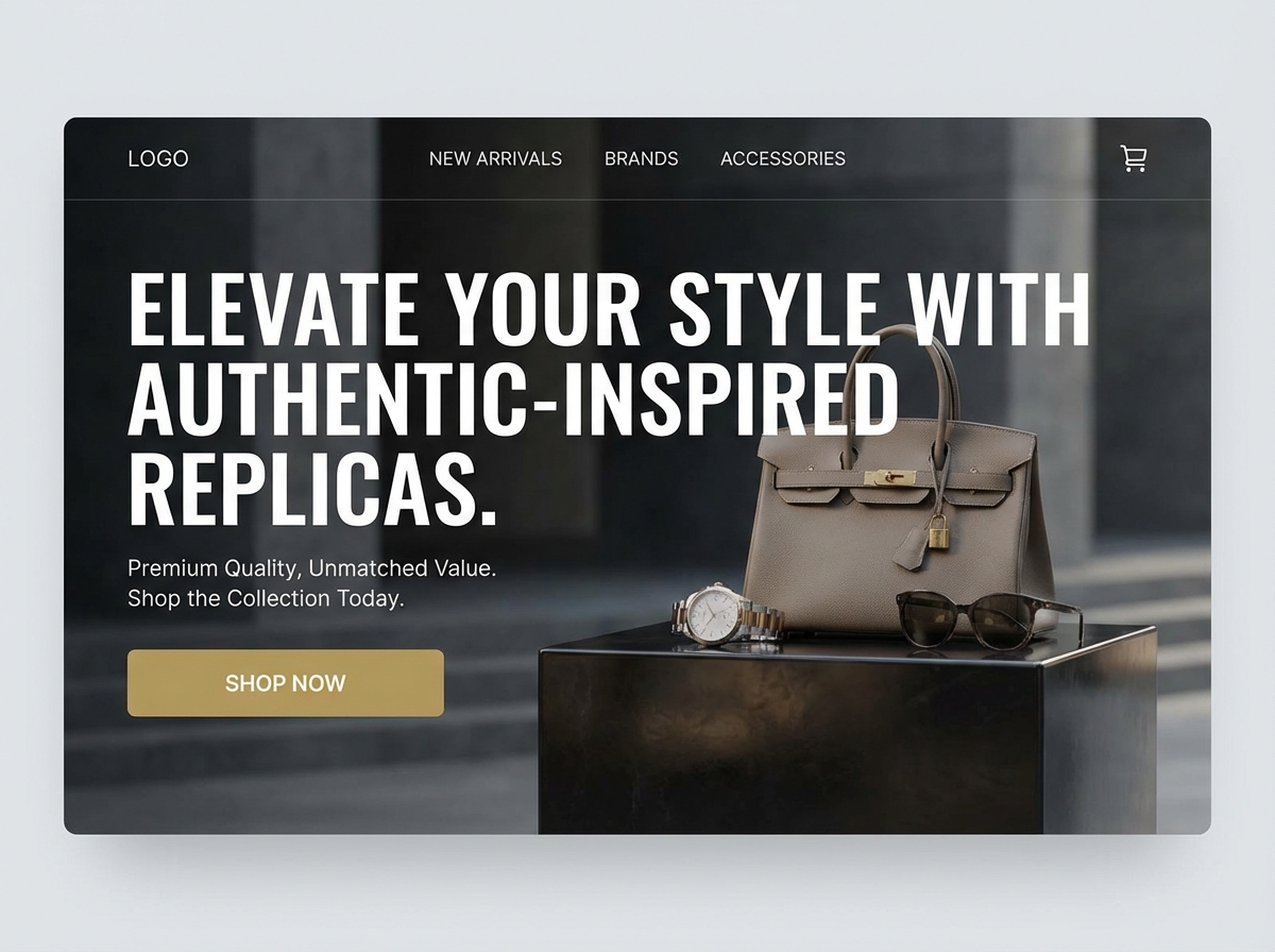 Create a Brands Replica Online Store | AI Builder website preview