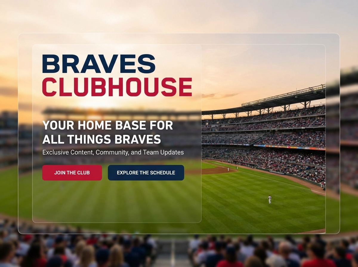 Build Your Ultimate Braves Clubhouse Fan Hub website preview