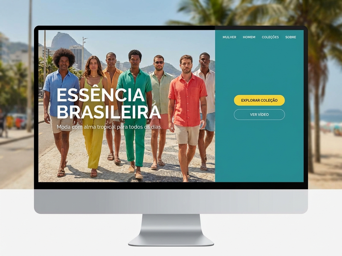 Launch Your Stunning Brazilian Clothing Website website preview