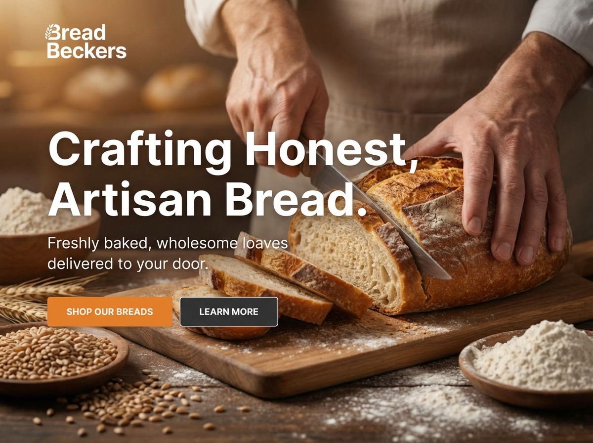 Build Your Bakery's Online Home with Ease website preview