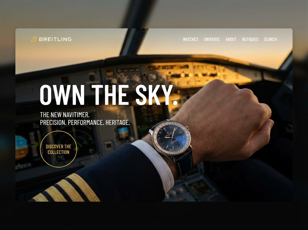Build a Stunning Online Presence for your Breitling Collection website preview
