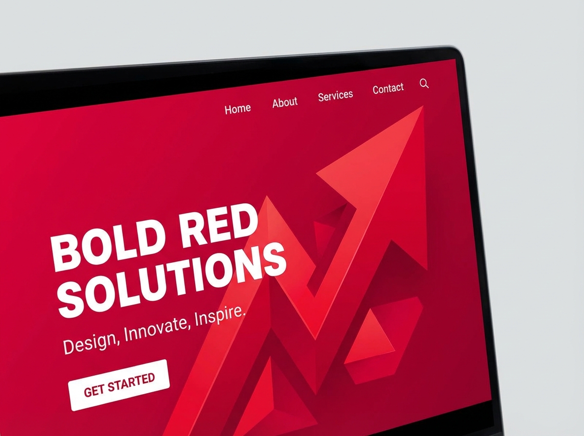 Unleash the Power of Bright Red on Your Website website preview