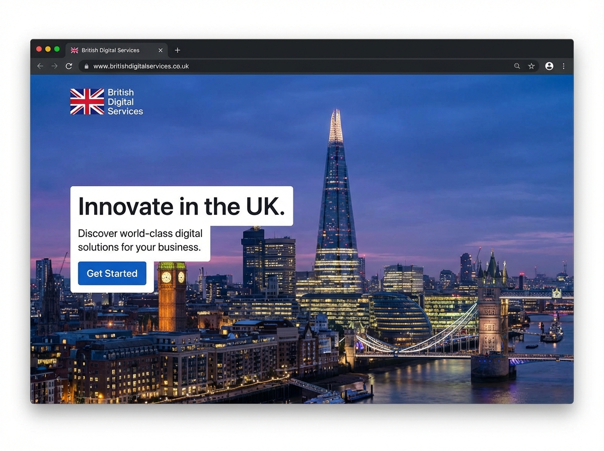 Build Your British Business Website with Ease website preview