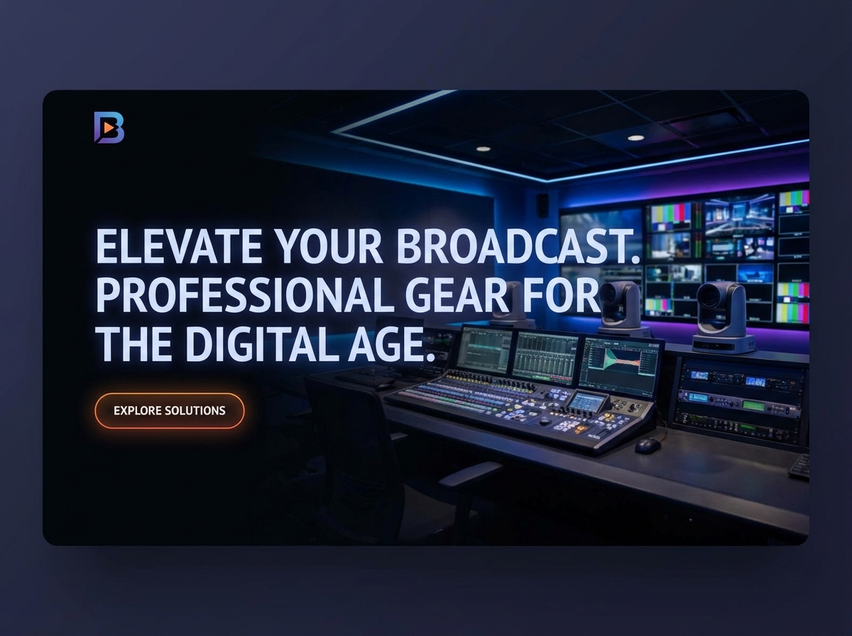 Build Your Authority Site for Broadcasting Equipment website preview
