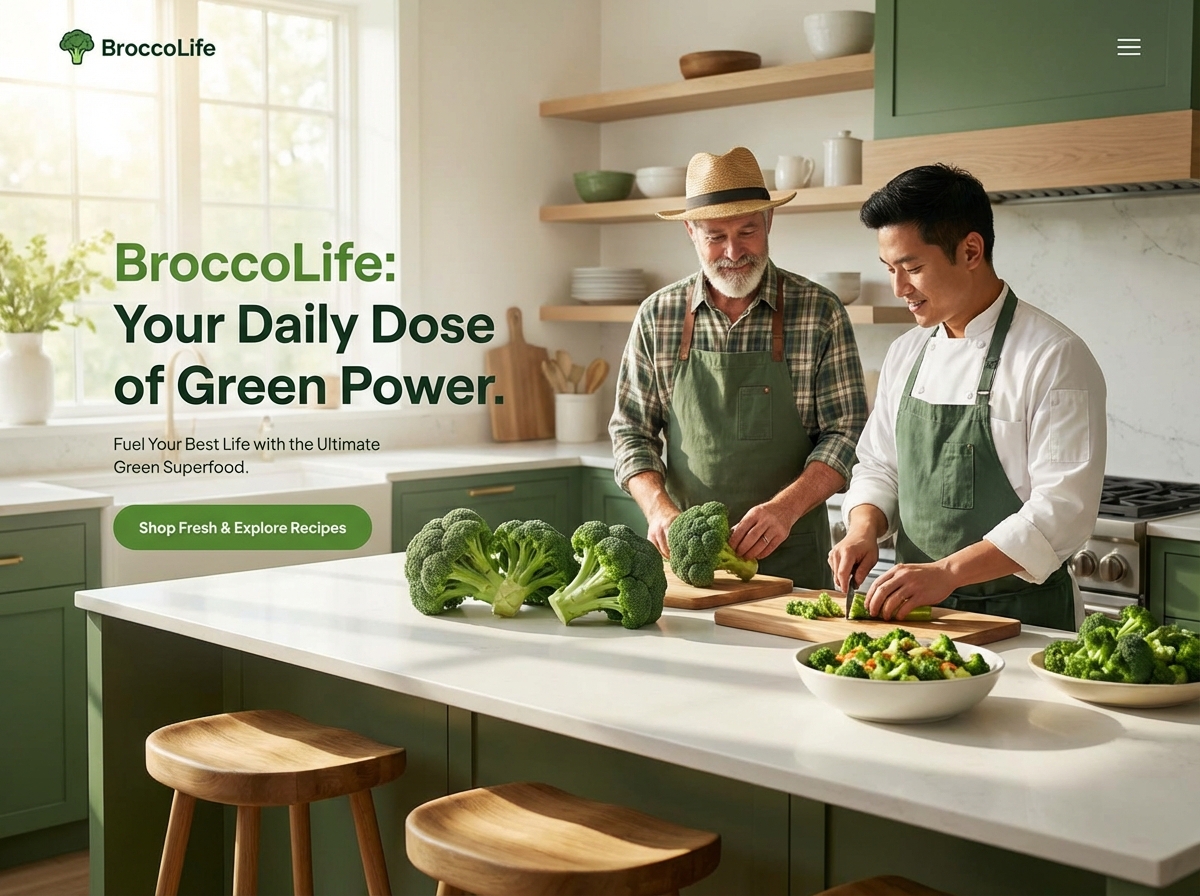 Grow Your Own Broccoli & Thrive website preview