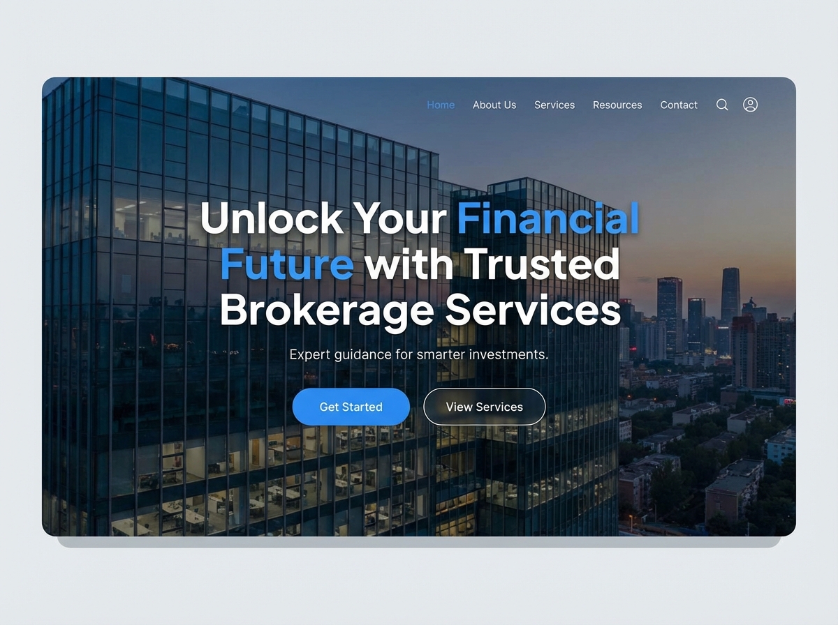 Build a High-Converting Website for Your Brokerage website preview