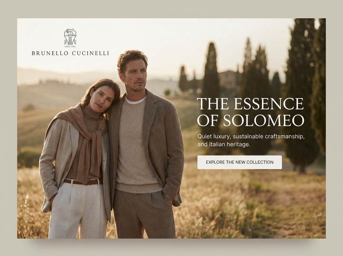 Create a Stunning Digital Presence for Your Brunello Cucinelli Inspired Brand website preview