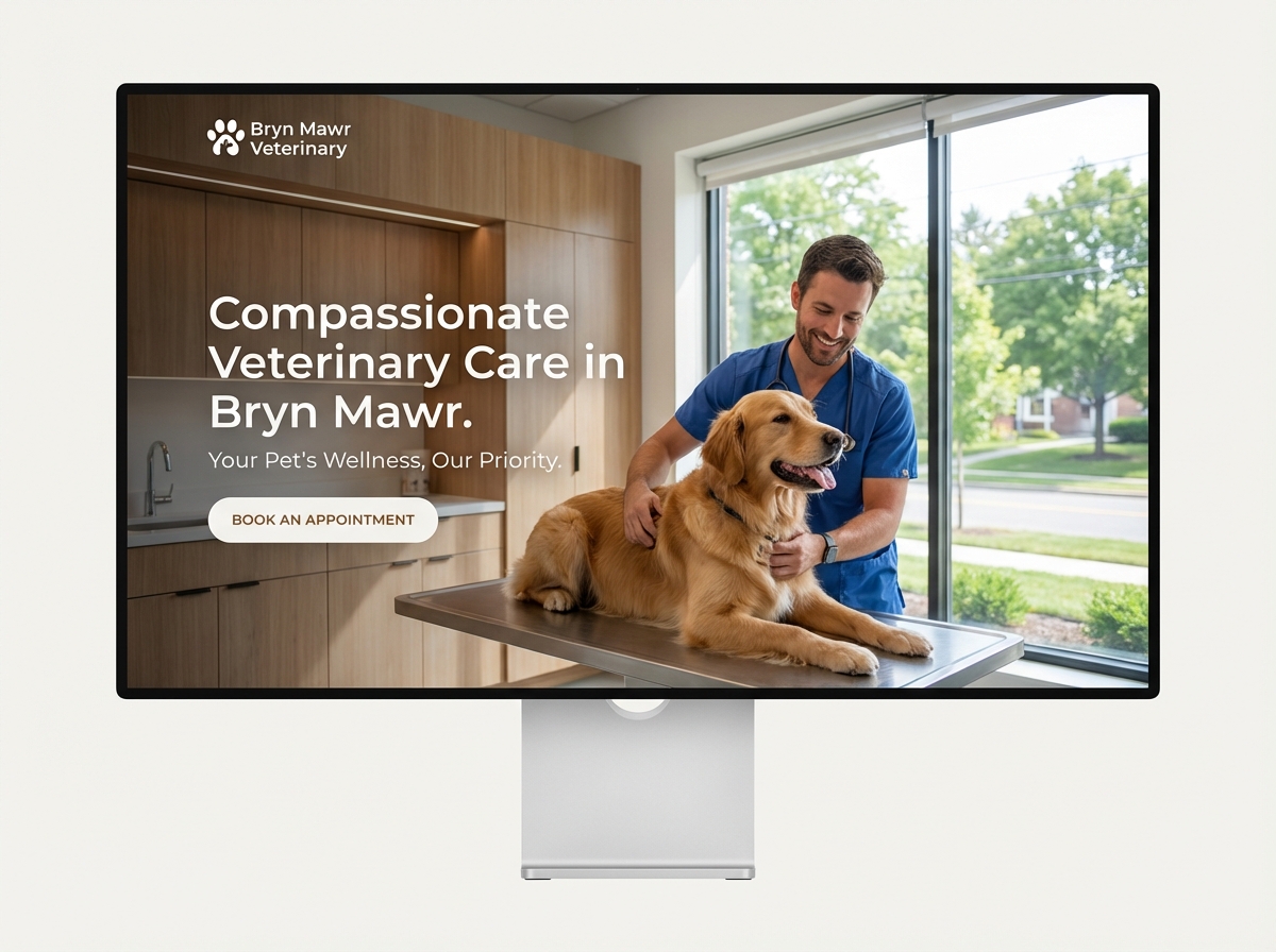 Build a Top-Rated Bryn Mawr Vet Website website preview