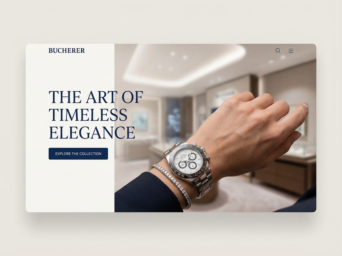 Create a Stunning Online Presence for your Bucherer Brand website preview