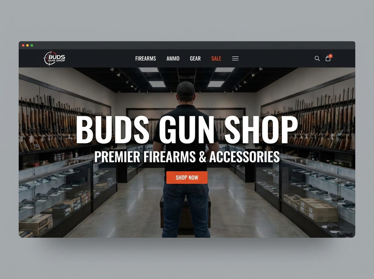 Build Your Premier Online Gun Store with Grigora website preview