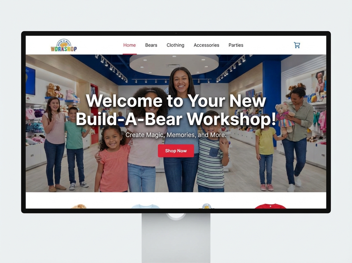 Unleash Creativity: Build a Bear Workstore Website Builder website preview
