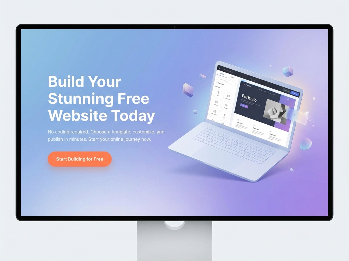 Build a Free Website Quickly | AI Builder website preview