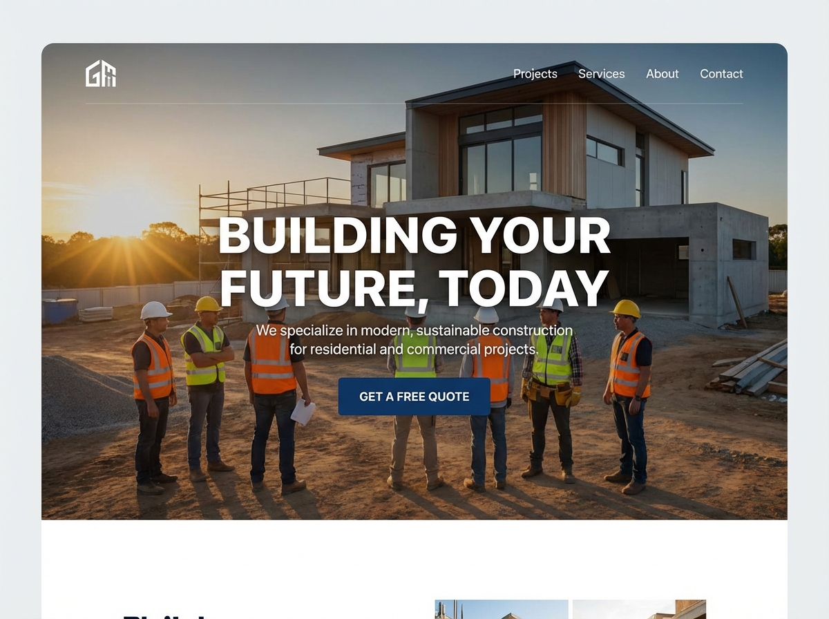 Build Your Vision with Grigora: The Ultimate Website Builder website preview
