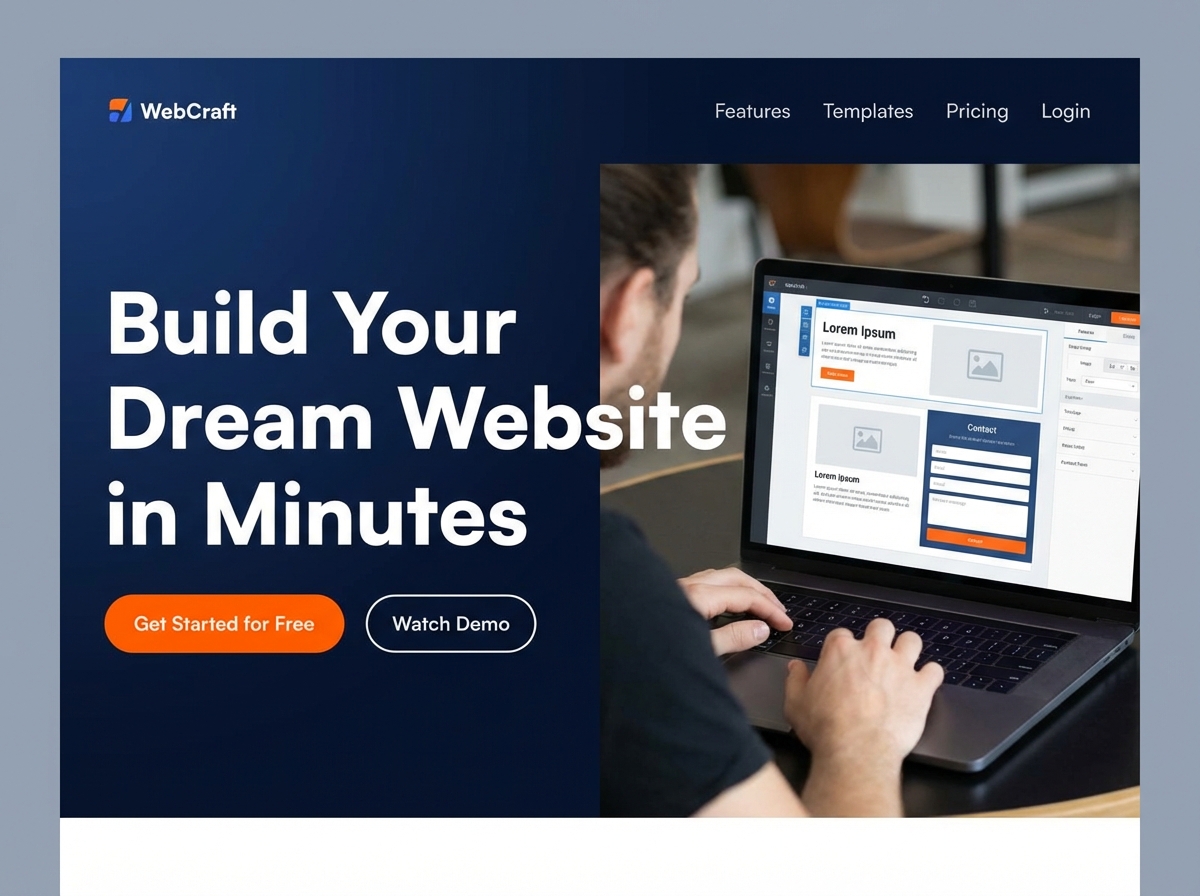 Build Your Online Presence with Grigora's Website Builder website preview