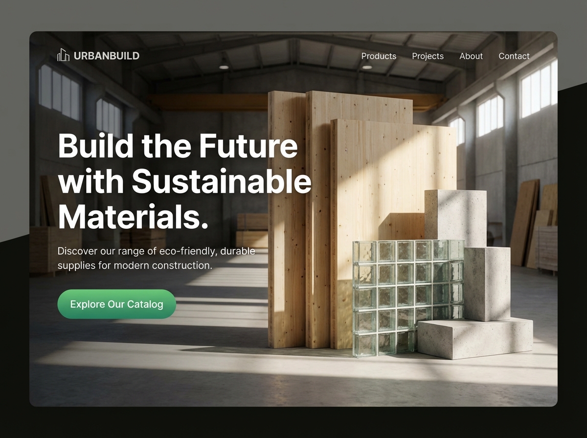 Launch Your Building Materials Website website preview