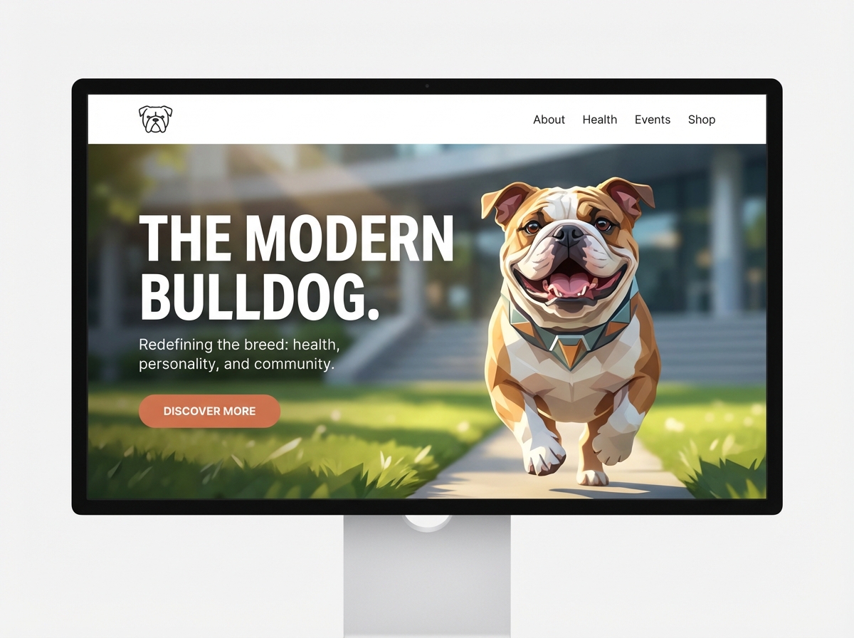 Build a Stunning Website for Your Bulldogs website preview