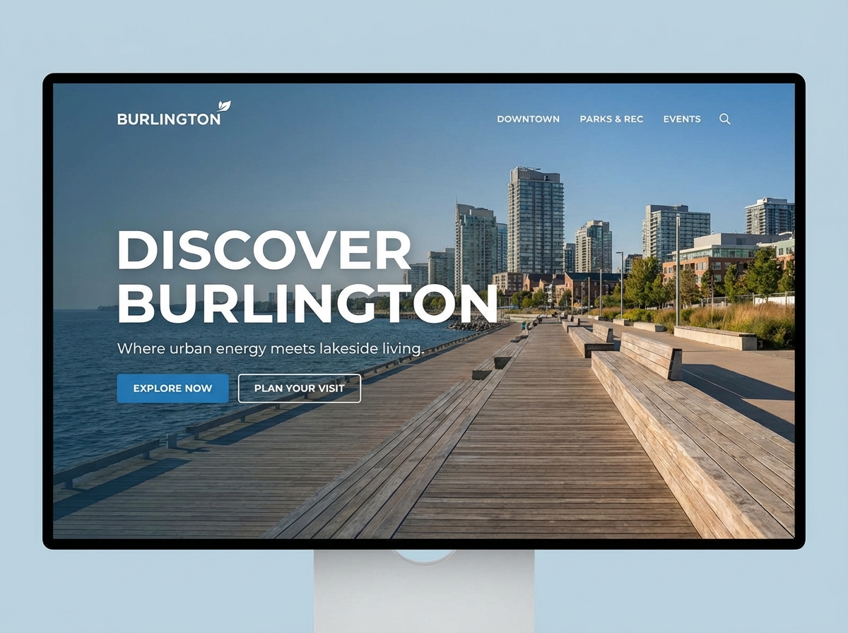 Build a Stunning Website for Your Burlington Business website preview