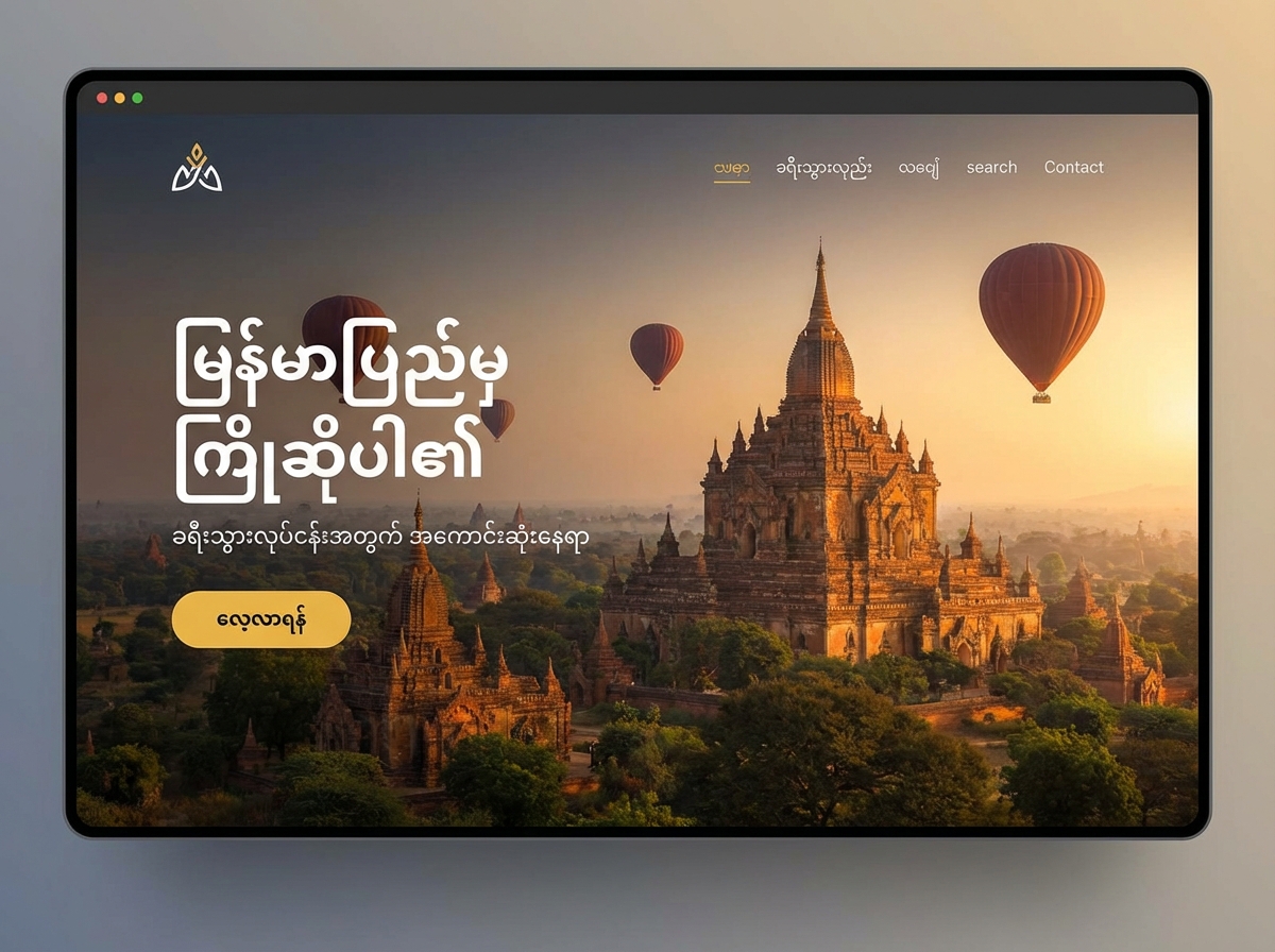 Build Your Online Presence with a Dedicated Burmese Website Builder website preview