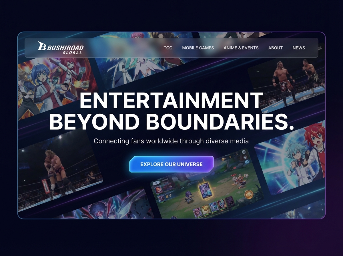 Build Your Global Bushiroad Fan Hub website preview