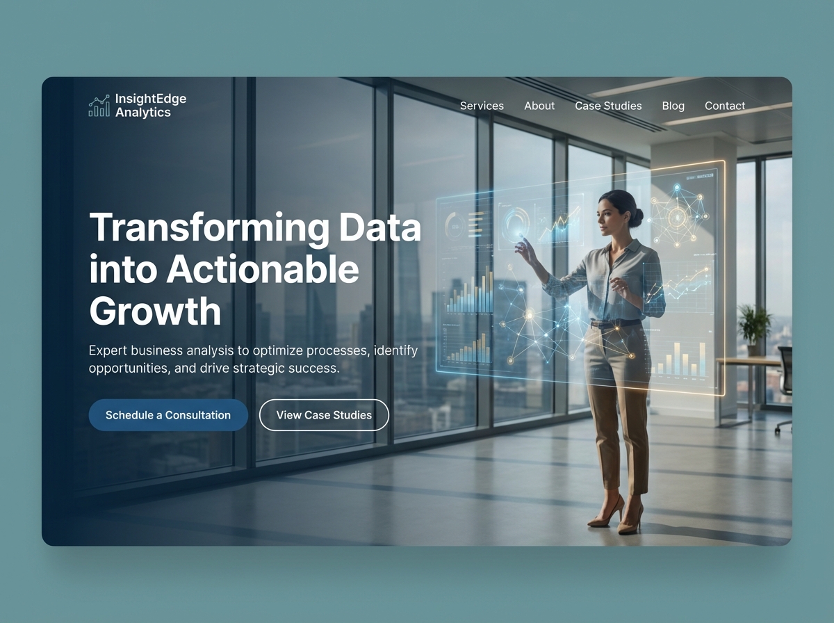 Build a Professional Online Presence as a Power BI Consultant website preview