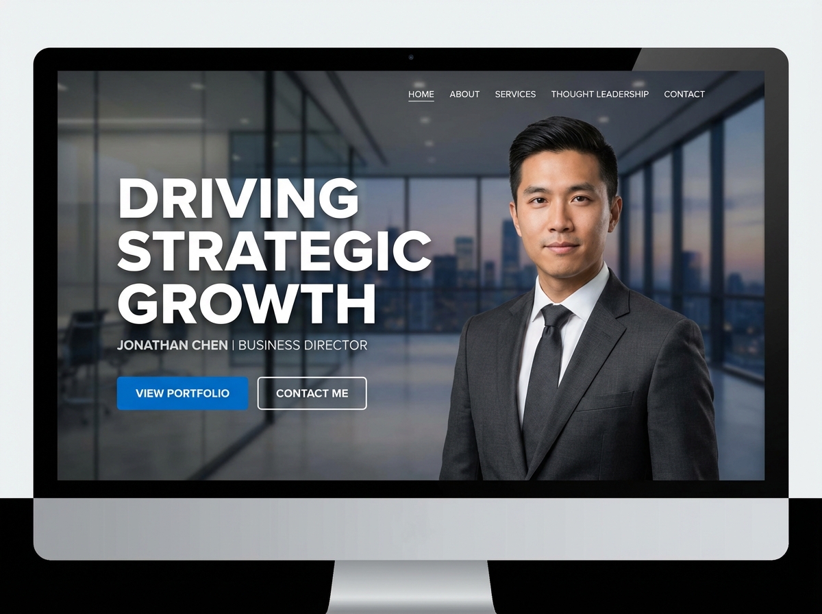 Build Your Professional Business Director Website website preview