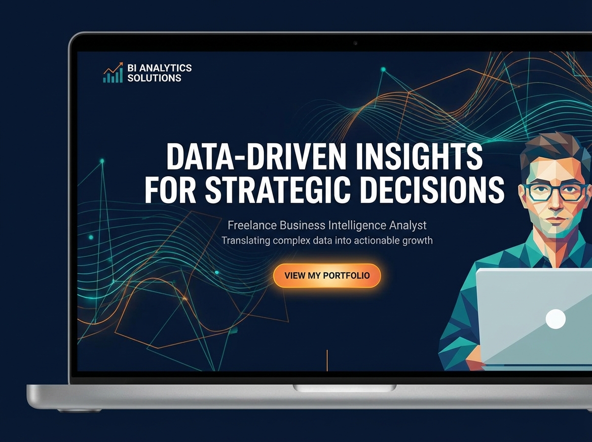 Build Your Professional Business Intelligence Analyst Portfolio website preview