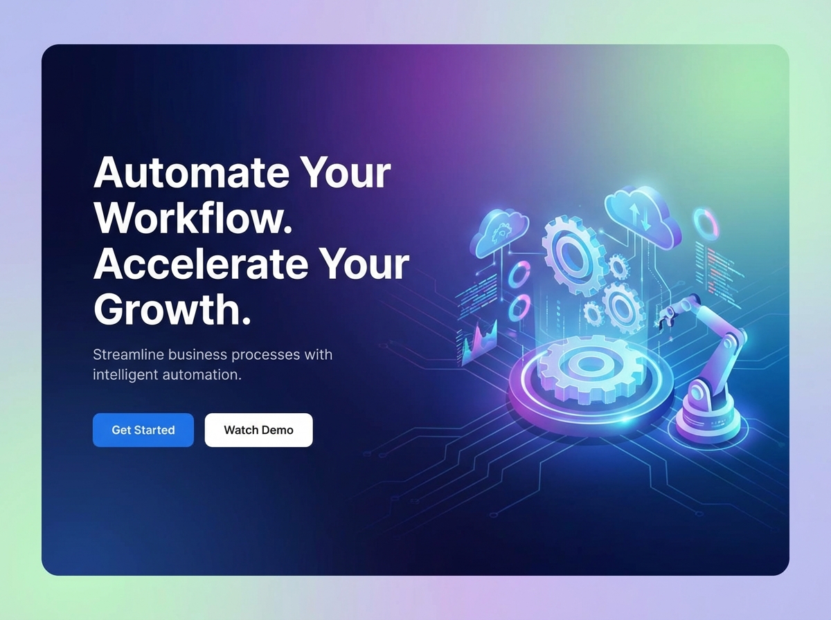 Streamline Your Operations with Our Powerful Business Process Automation website preview
