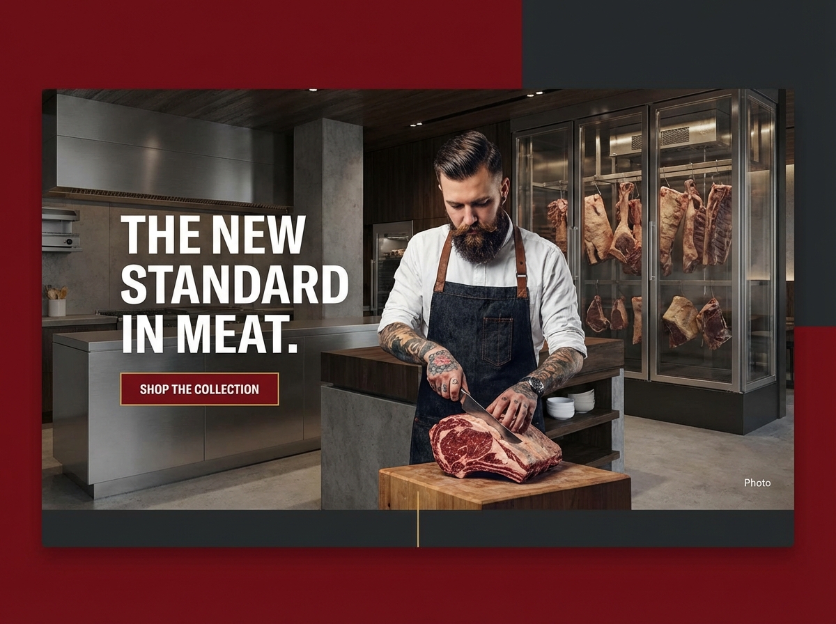 Build Your Premier Butcher Website Today website preview