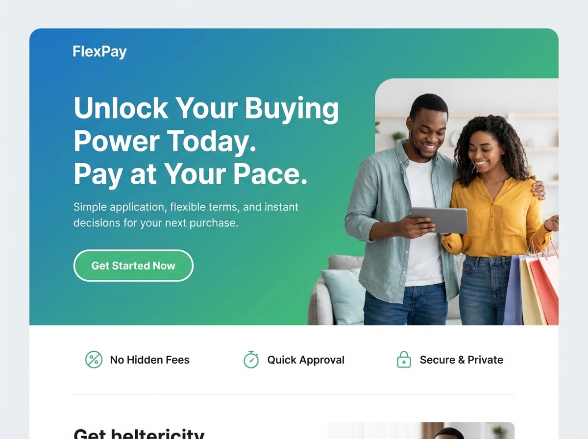 Launch Your Own Buy Now, Pay Later Platform website preview