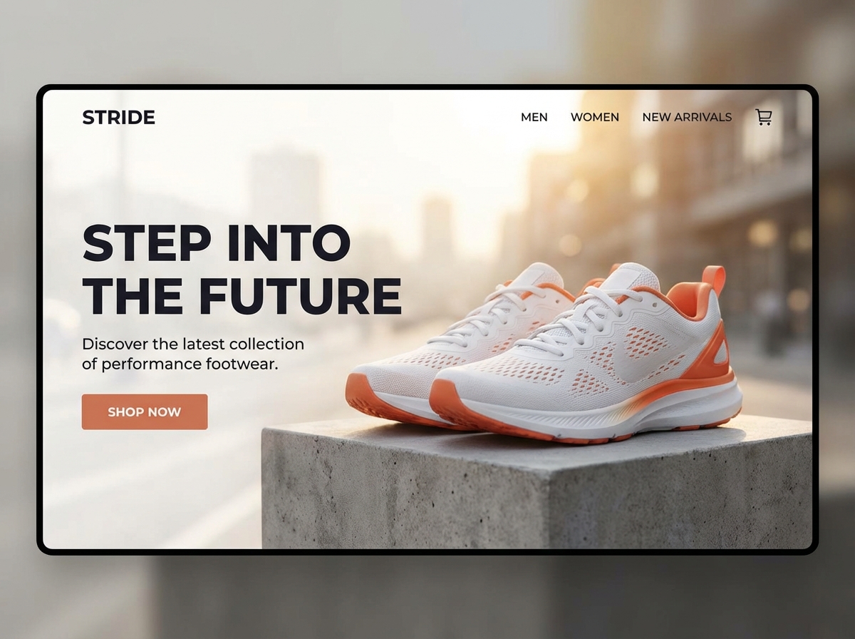 Your Ultimate Platform to Build & Sell Shoes Online website preview