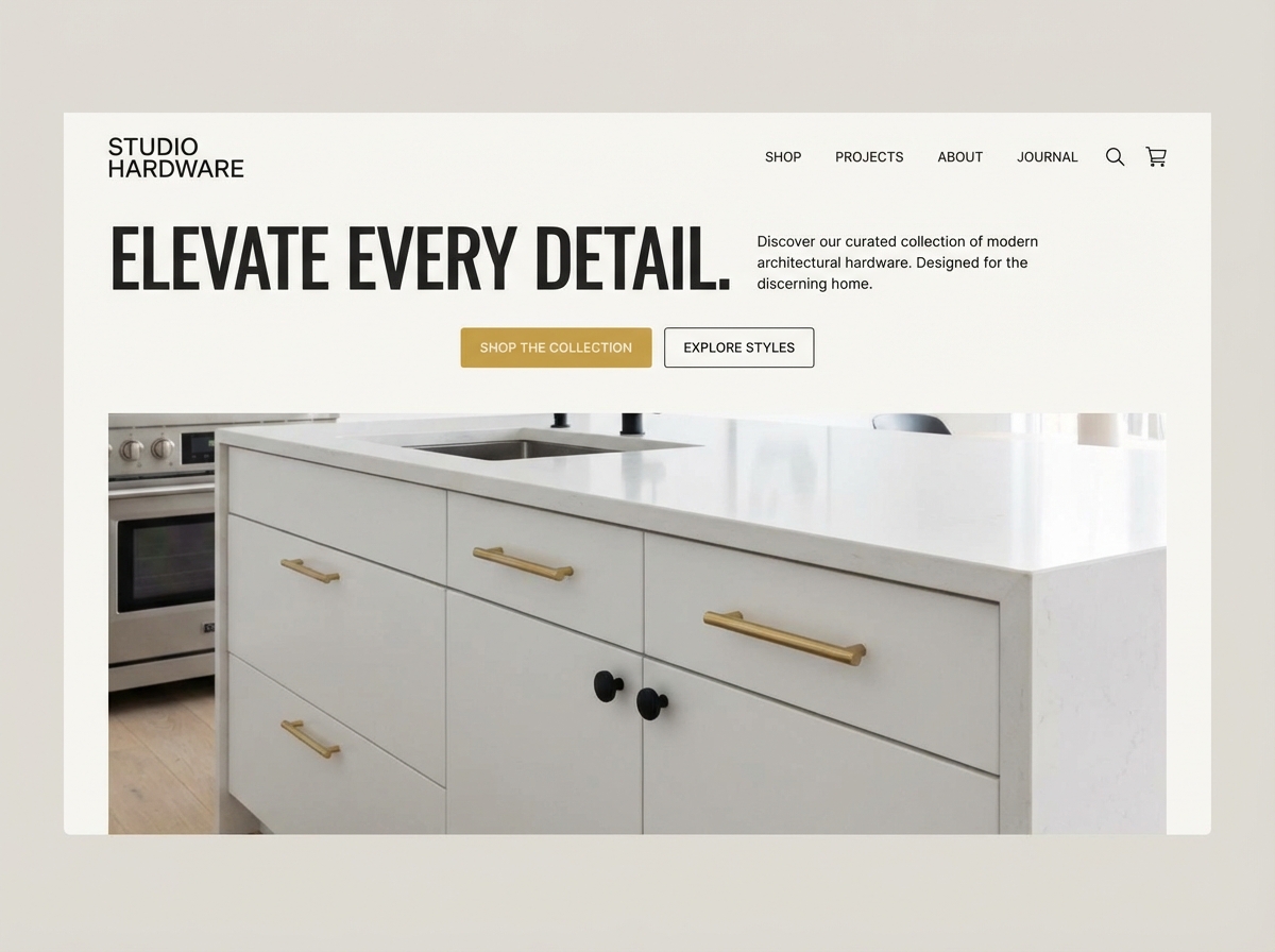 Build a Stunning Online Presence for your Cabinet Hardware Business website preview