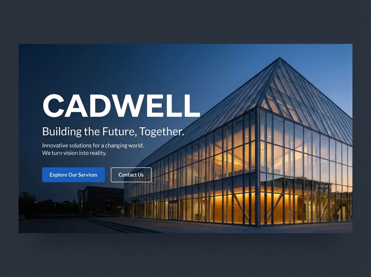Build Your Advanced Cadwell Website Today website preview