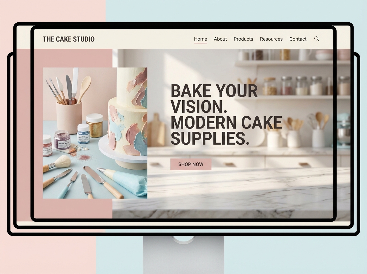 Build Your Online Bakery with Our website preview