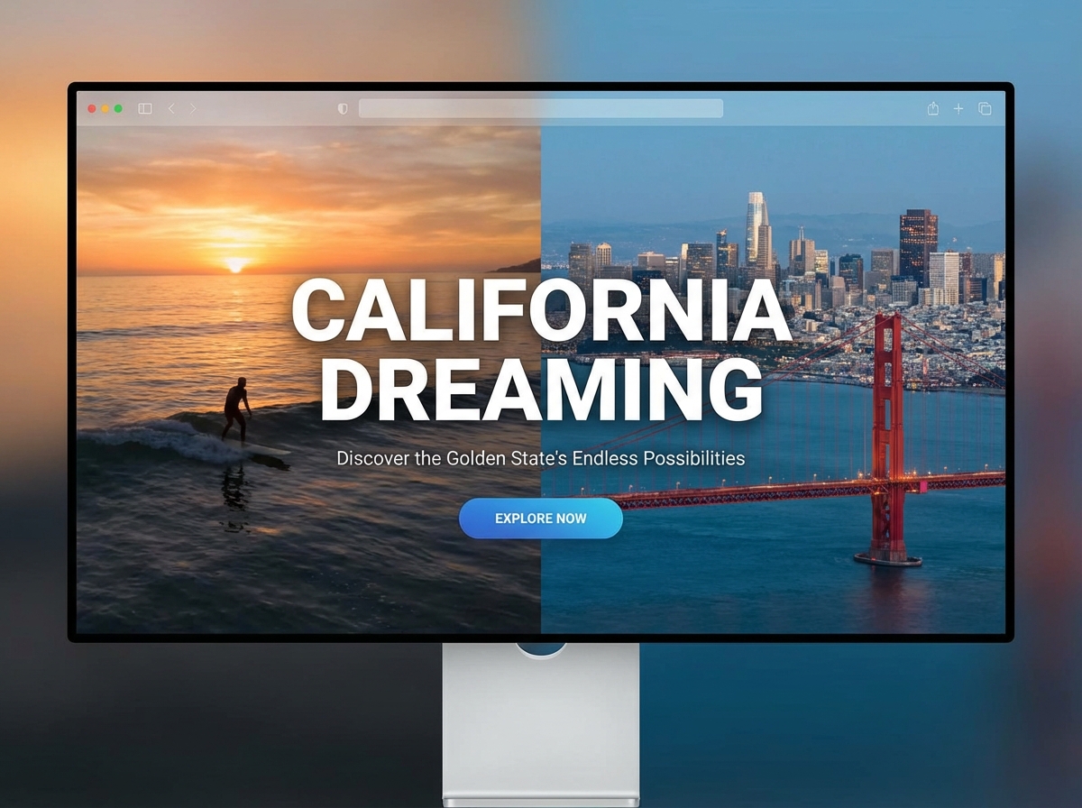 Build Your California Dream with Grigora website preview