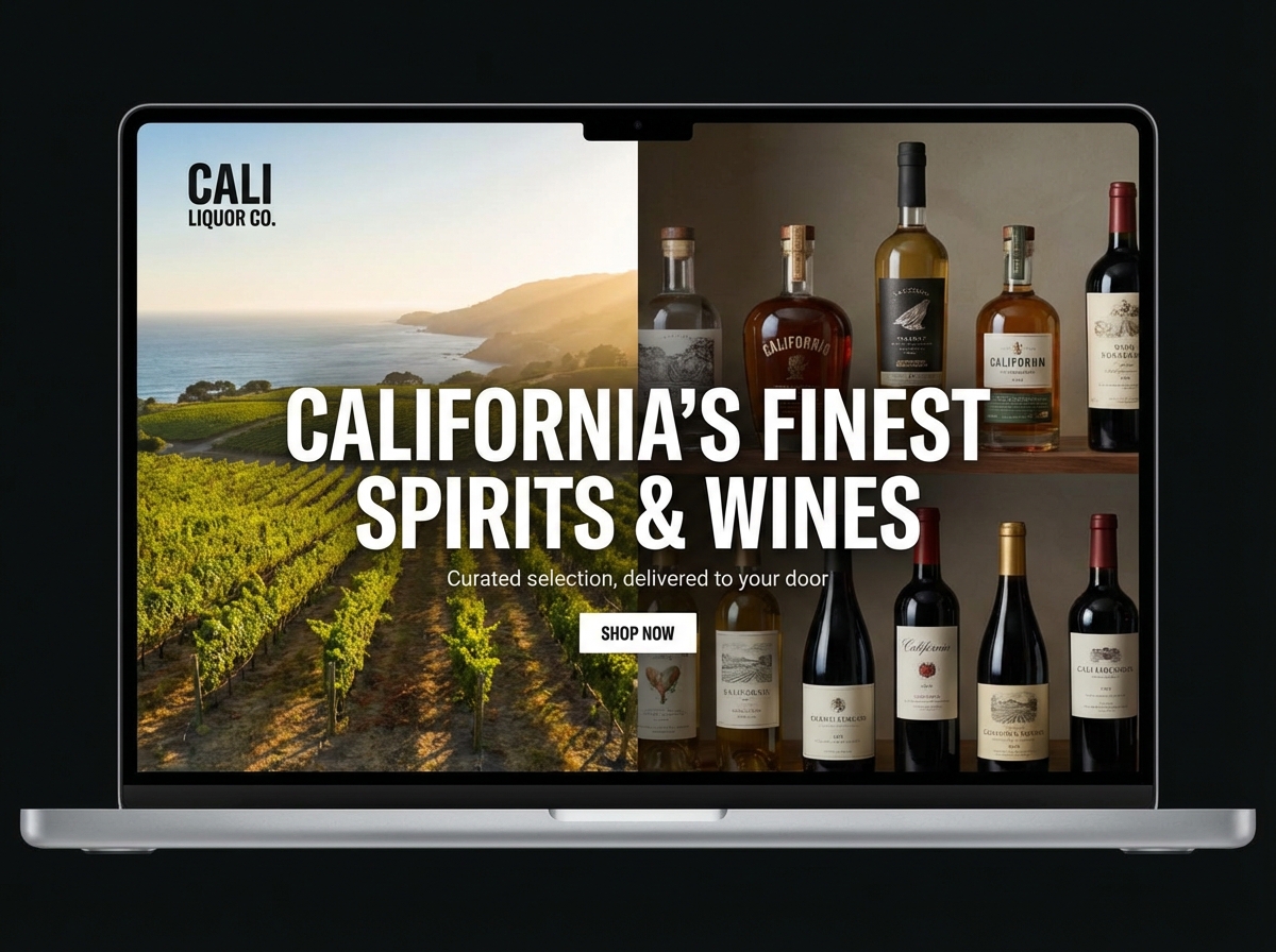 Build a Powerful Online Presence for Your California Liquor Business website preview