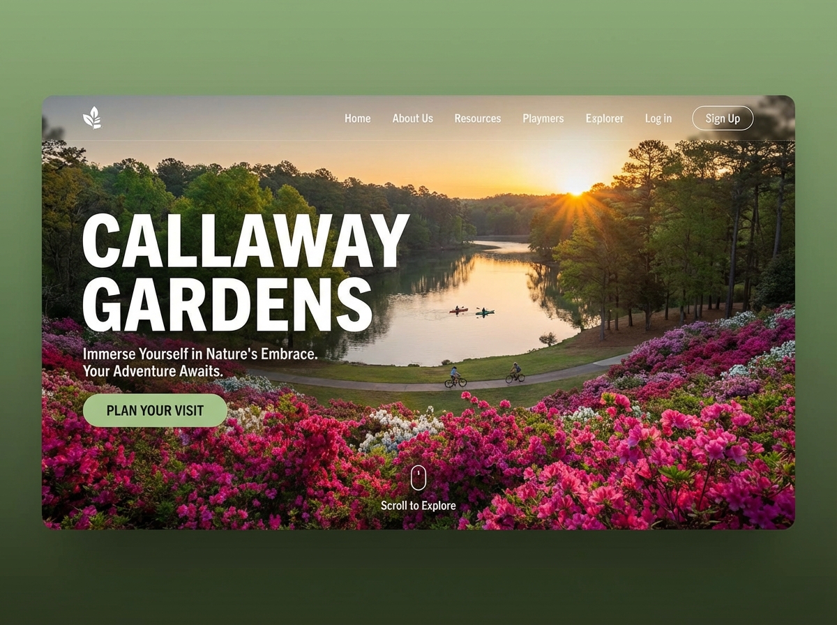 Build a Stunning Online Presence for Callaway Gardens website preview