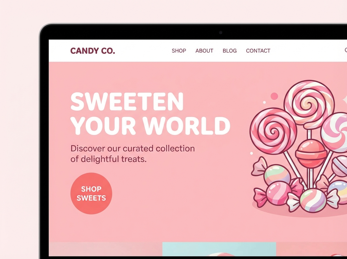 Unleash Your Creativity with the Perfect Candy Pink Color Palette website preview