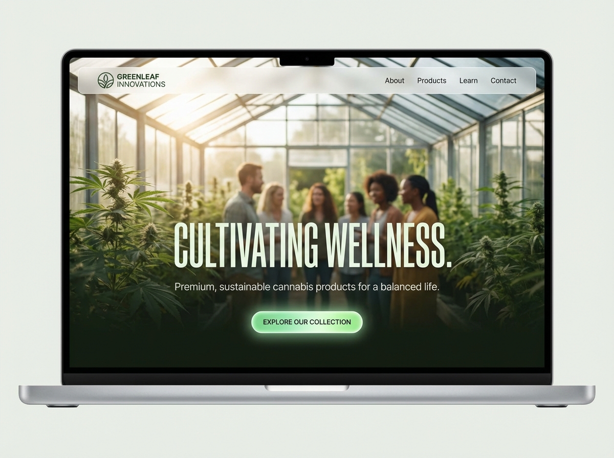 Build Your Premier <br/> <span class="gradient-text">Cannabis Website</span> website preview