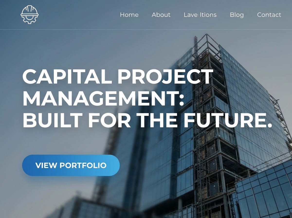 Streamline Your Projects with the Ultimate Capital Project Manager Website Builder website preview