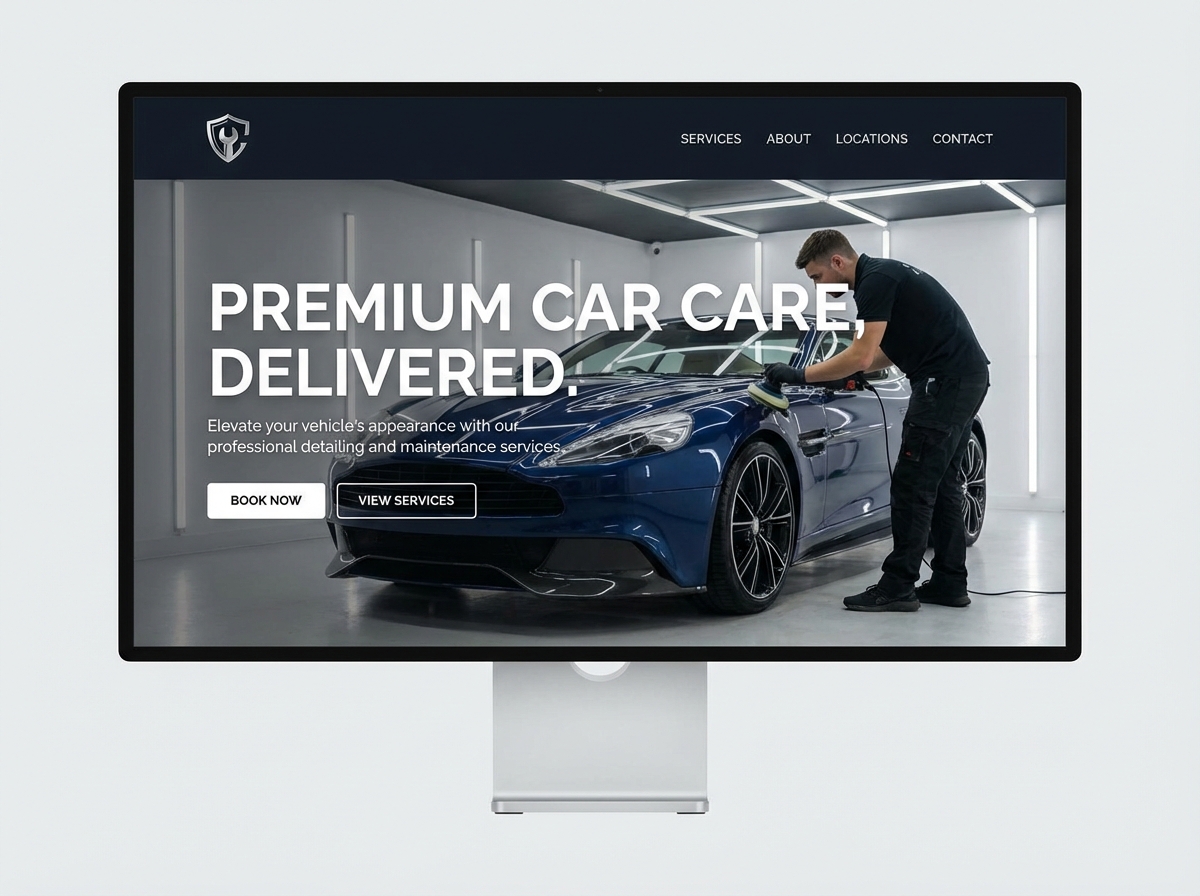 Build a Stunning Website for Your Car Care Services website preview