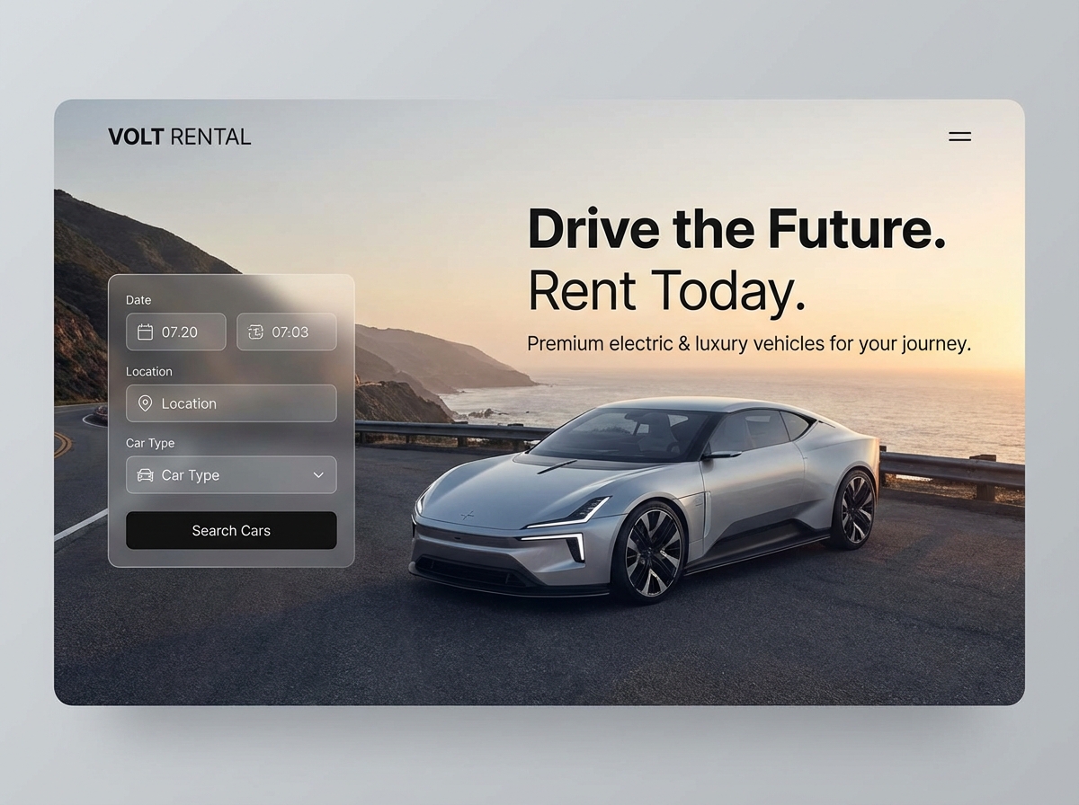 Drive More Bookings with a Dedicated Car Rental Website Builder website preview