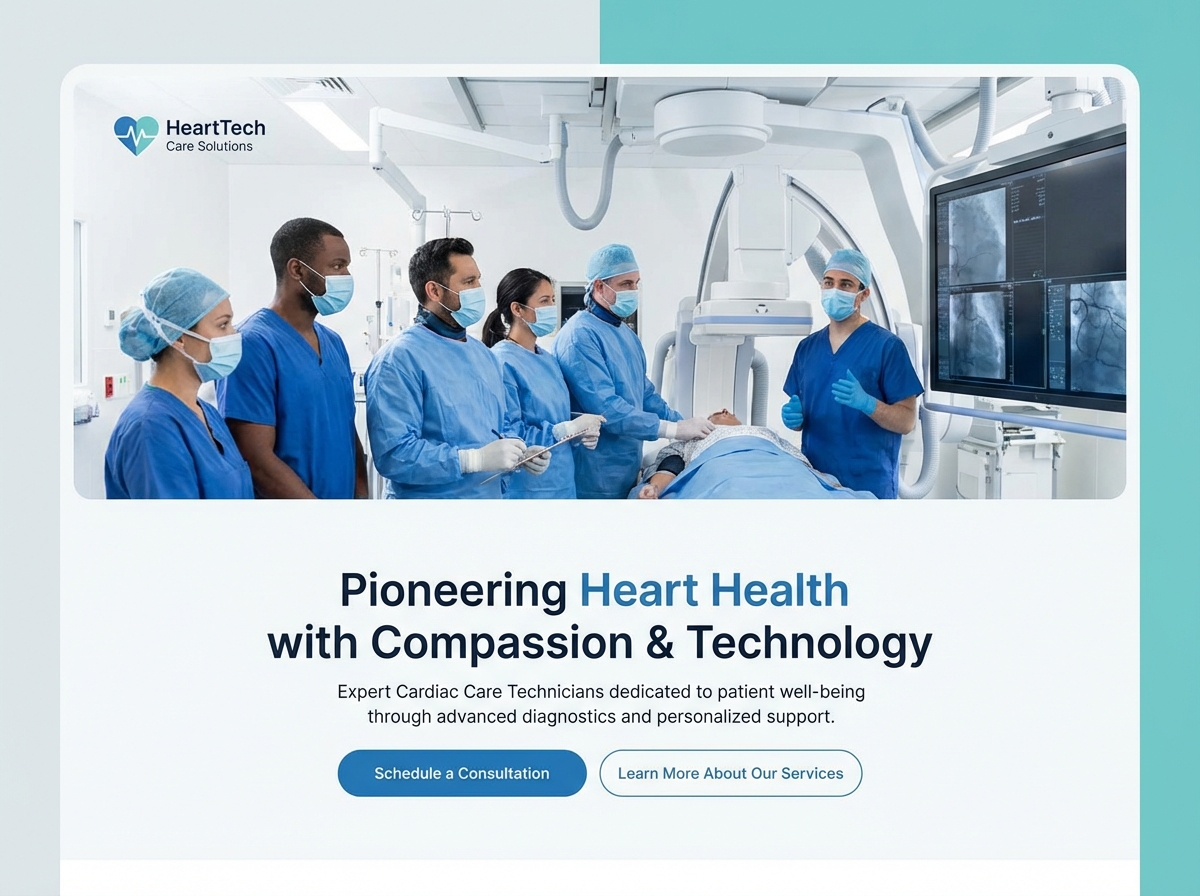 Build Your Professional Cardiac Care Technician Website website preview