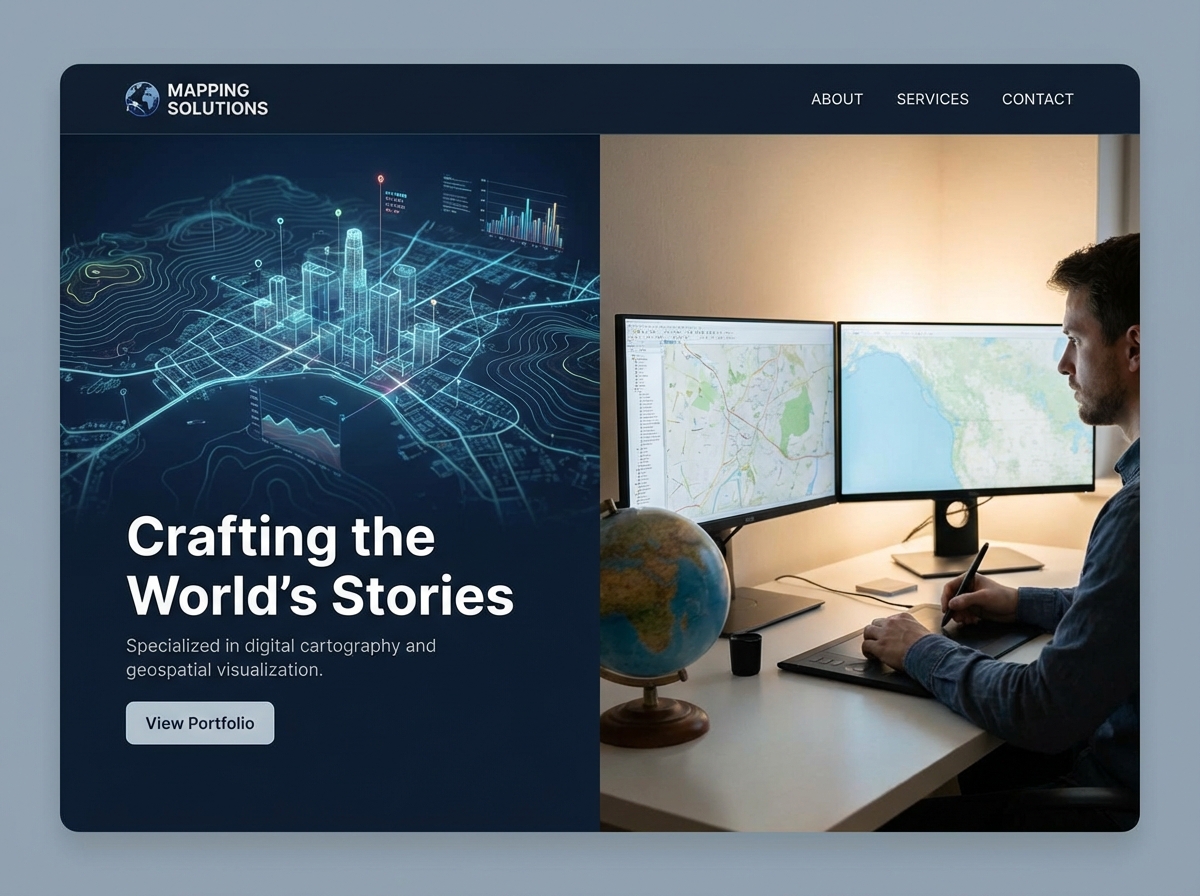 Build Your Professional Cartographer Specialist Website Today website preview