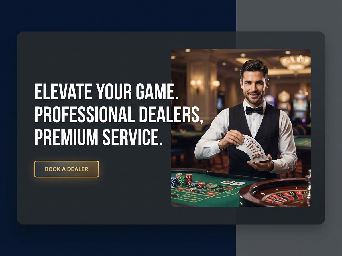 Build Your Professional Casino Dealer Website website preview