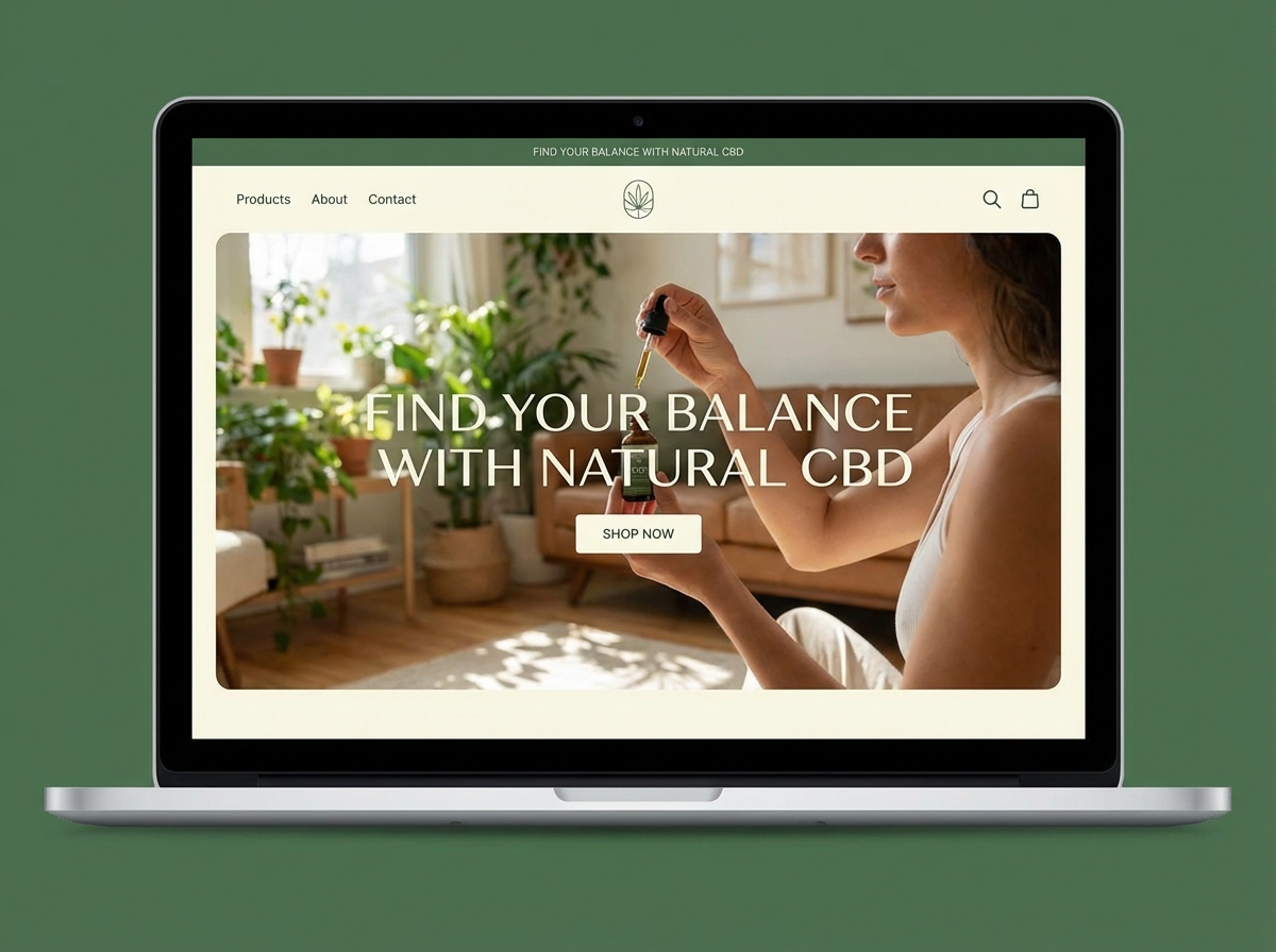 Launch Your High-Converting CBD Products Website website preview