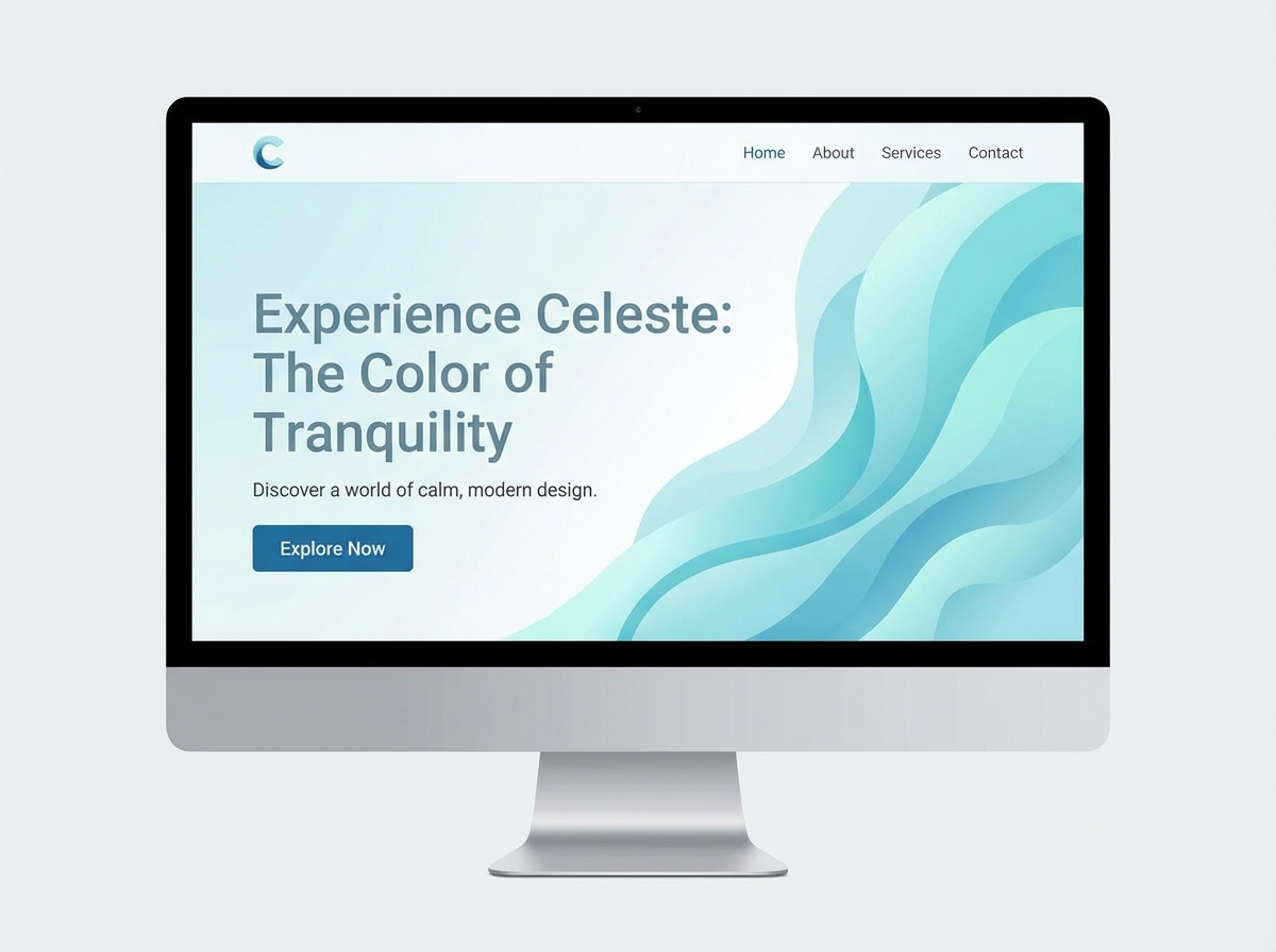 Build Your Vision with Celeste Color website preview