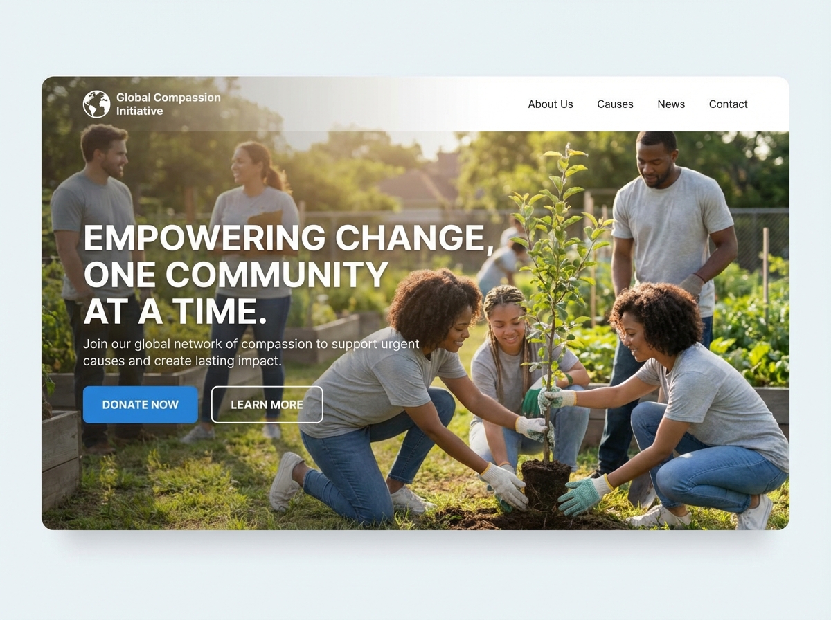 Build a Powerful Online Presence for Your Charity website preview