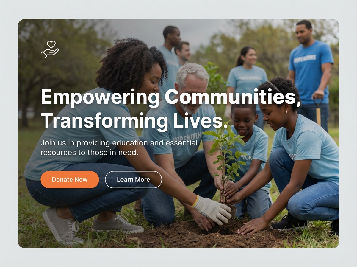 Build a Compassionate Charity Website with Grigora website preview